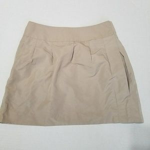 BCBGMAXAZRIA Cream Bt375gm Miniskirt, Sz 4